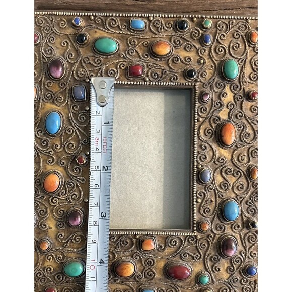 Picture Frame by Ganz Colorful Stones Used - Picture 13 of 13